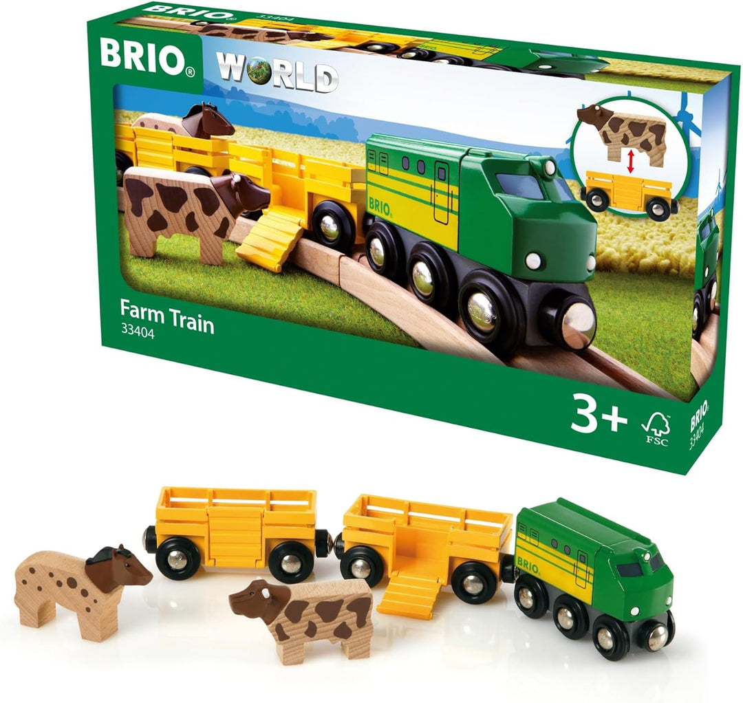 BRIO 63340400 Bauernhof-Zug