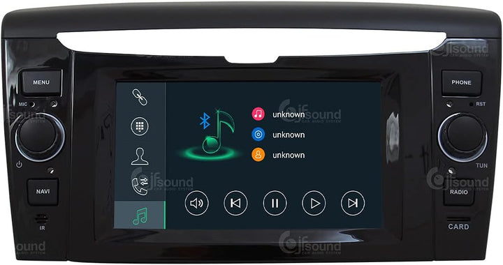Costum fit Autoradio für Lancia Ypsilon Android GPS Bluetooth WiFi Dab USB Full HD Touchscreen Displ