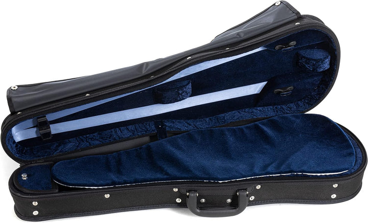 GEWA Violaformetui Liuteria Concerto, Thermokern, wasserabweisend, schwarz, innen Velour blau, Gröss