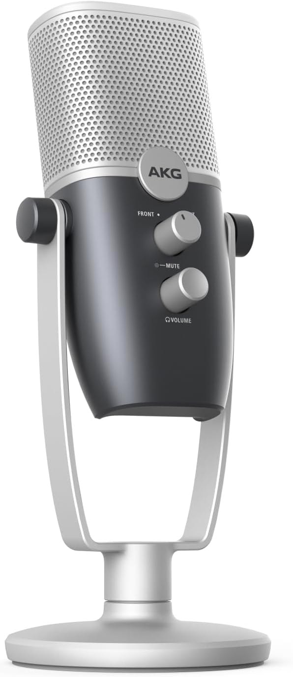 AKG Pro Audio Ara Professionelles USB-C Kondensatormikrofon, Dual Pattern Audio Capture Modes für Po