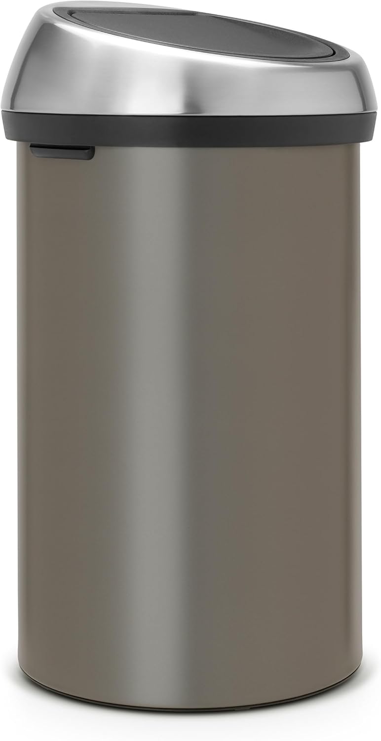 Brabantia Touch bin 60L - Platinum 60 Liter Platinum, 60 Liter Platinum