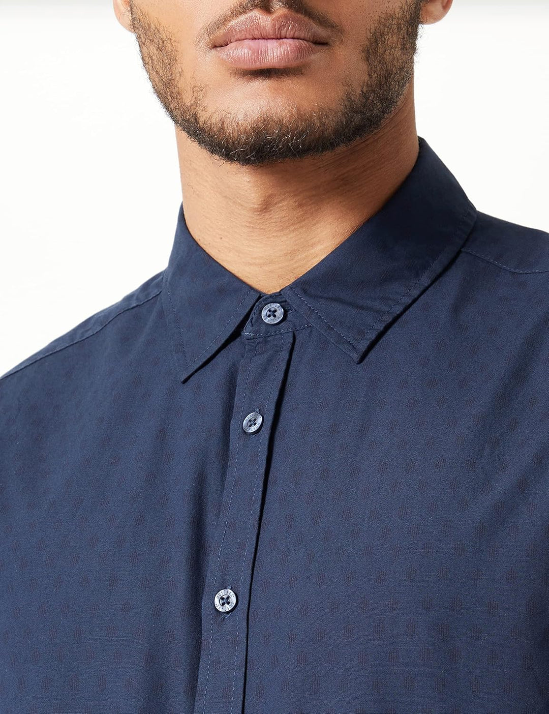 MUSTANG Herren Style Clemens Stroke AOP Klassisches Hemd S Aop_1 12395, S Aop_1 12395