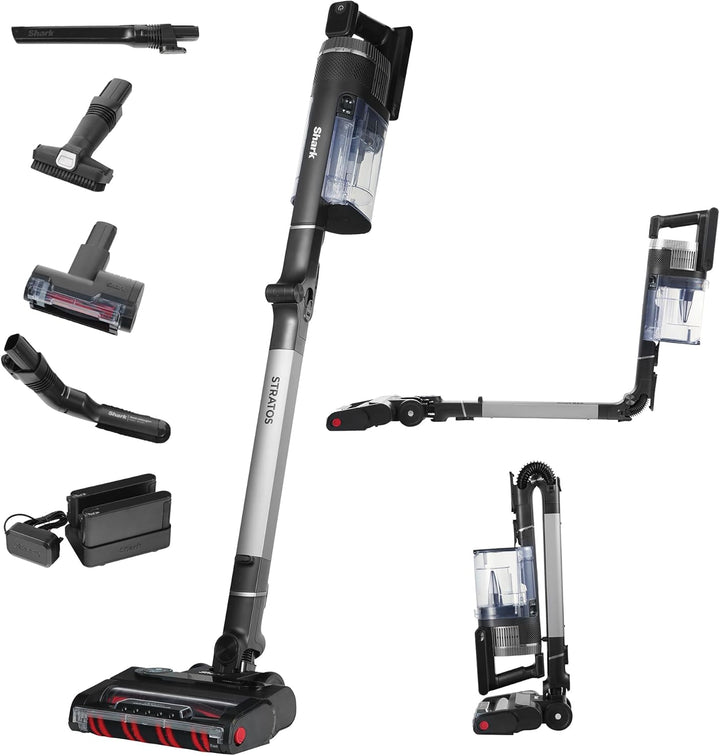 Shark Stratos kabelloser Akku-Staubsauger, PowerFins Plus, 120 Min Laufzeit, Anti-Hair-Wrap- & Clean