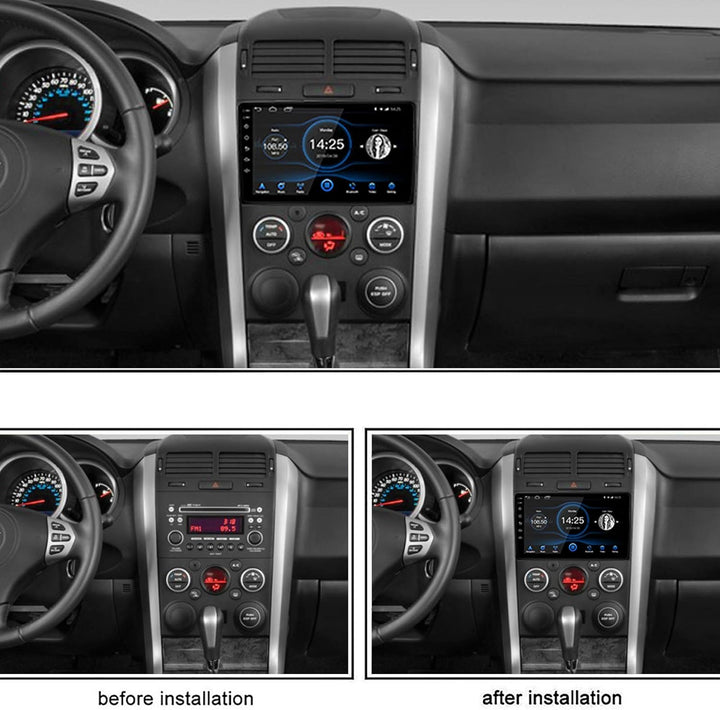 LEXXSON Android 10.1 Autoradio für Suzuki Grand Vitara 2006-2013 | 9-Zoll-AM-FM-RDS-Radio mit GPS-Na