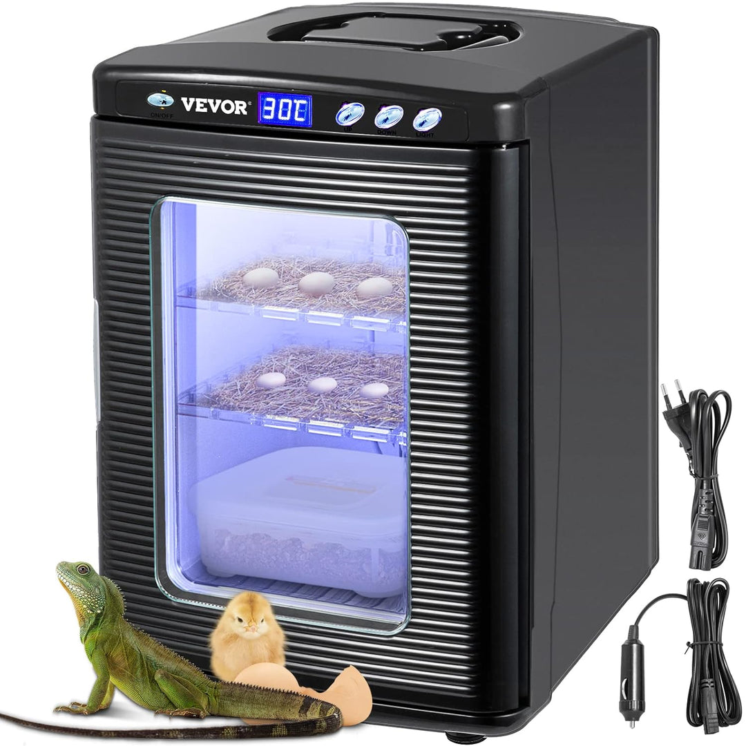 Happybuy Reptile Incubator 25L Scientific Lab Incubator Kühlen und Heizen 5-60 °C 12V / 110V Arbeit