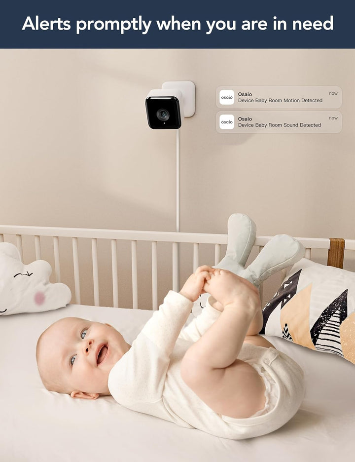 GNCC Babyphone mit Kamera, Baby Monitor mit Kamera und app, 1080P Baby Kamera WLAN, Babyphone mit Na