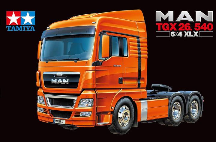 TAMIYA 300056325 Man 1:14 RC LKW Man TGX 26.540 XLX 6x4 3Achs, rot