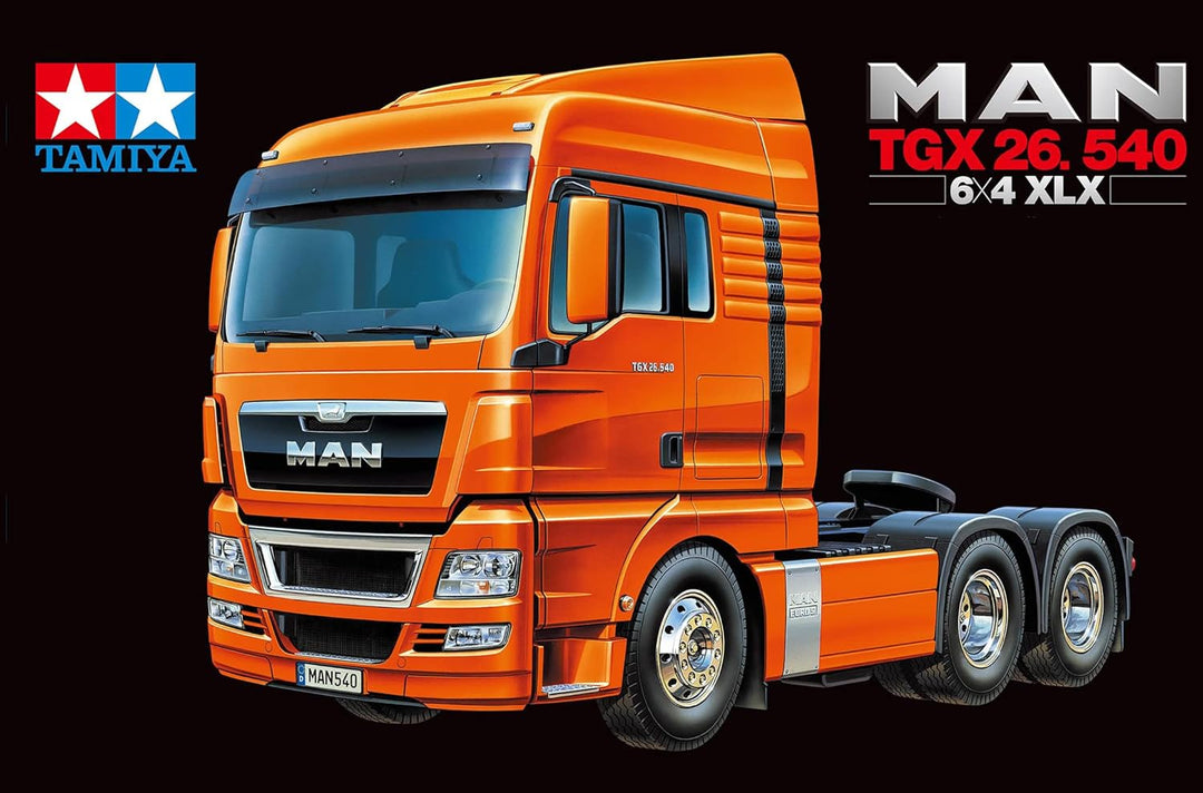 TAMIYA 300056325 Man 1:14 RC LKW Man TGX 26.540 XLX 6x4 3Achs, rot