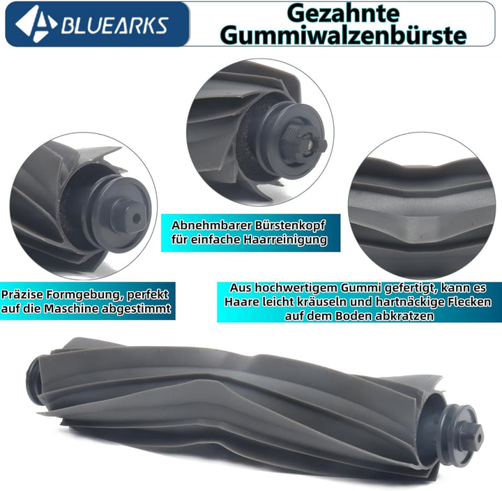 Bluearks 21 Stück Zubehör für Dreame L10s Pro Ultra Heat/X30 Ultra Saugroboter, Bestehend Aus 1 Haup