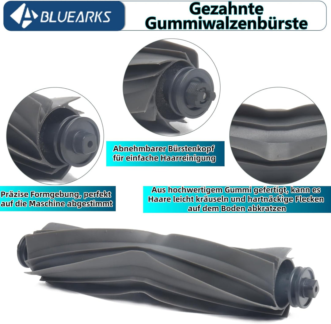 Bluearks 21 Stück Zubehör für Dreame L10s Pro Ultra Heat/X30 Ultra Saugroboter, Bestehend Aus 1 Haup