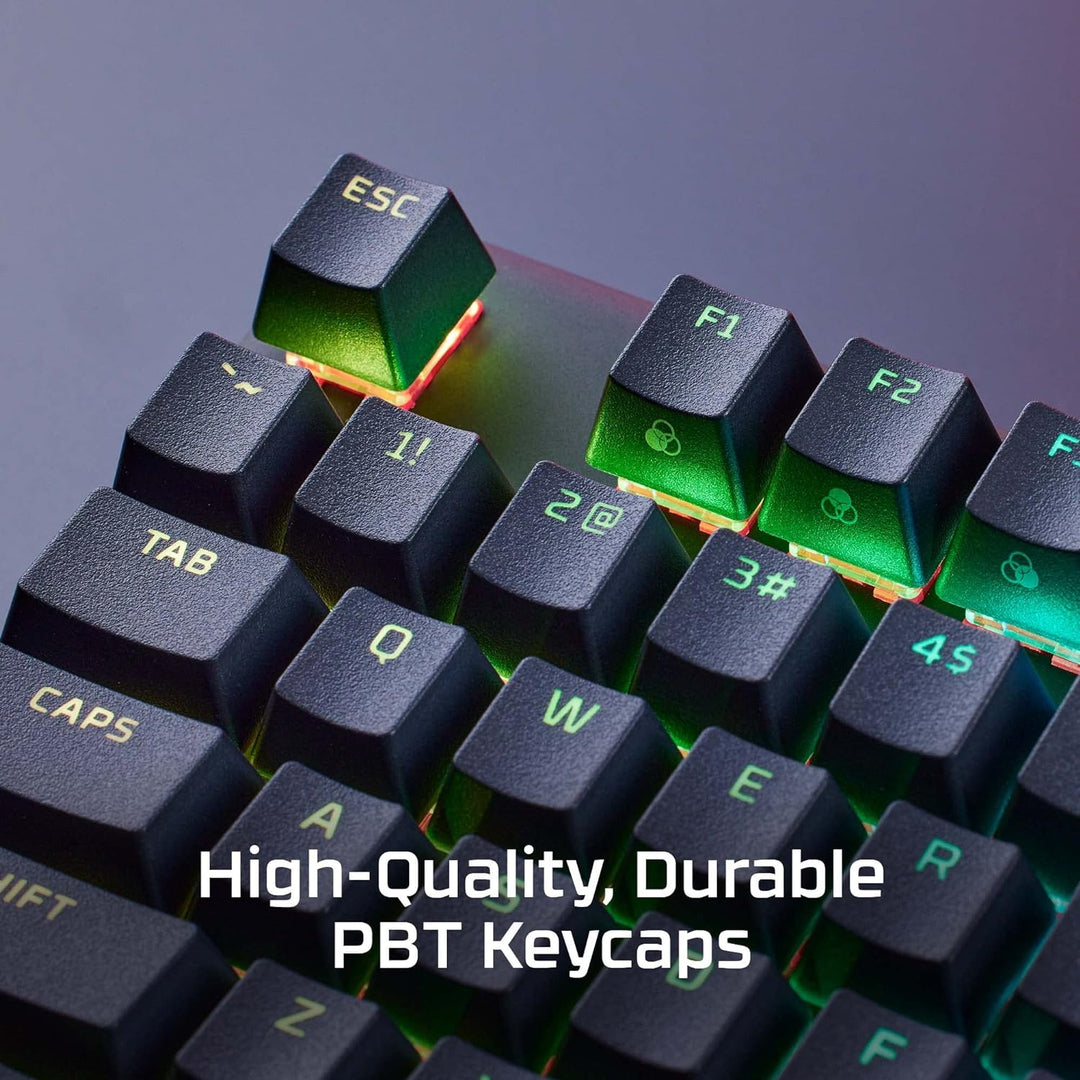 HYPERX Alloy Origins PBT-Mechanische Gaming Tastatur, PBT Keycaps, Tastenkappen, RGB, Mechanische Sw