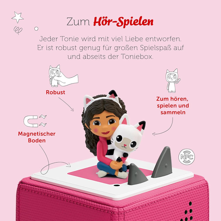 tonies Hörfigur für Toniebox, Gabby's Dollhouse – Das Raumschiff / Gabby hat einen Schluckauf, Hörsp