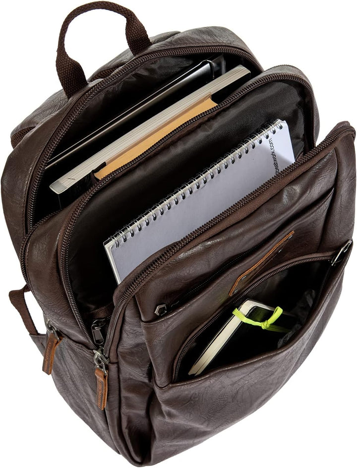 Avirex Buffalo-Kollektion, Laptop-Rucksack, Backpack, Herren-Tasche, Braun