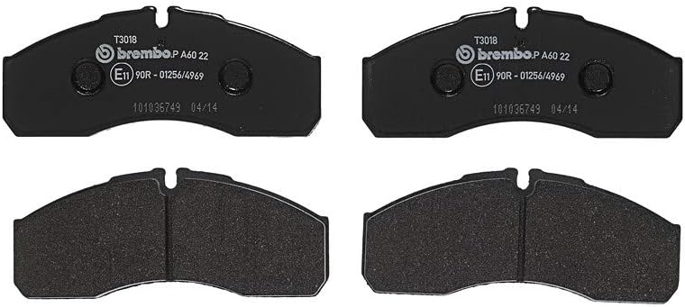 Brembo P A6 022 Bremsbelagsatz, Scheibenbremse - (4-teilig)