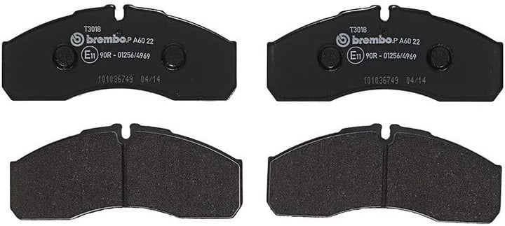 Brembo P A6 022 Bremsbelagsatz, Scheibenbremse - (4-teilig)