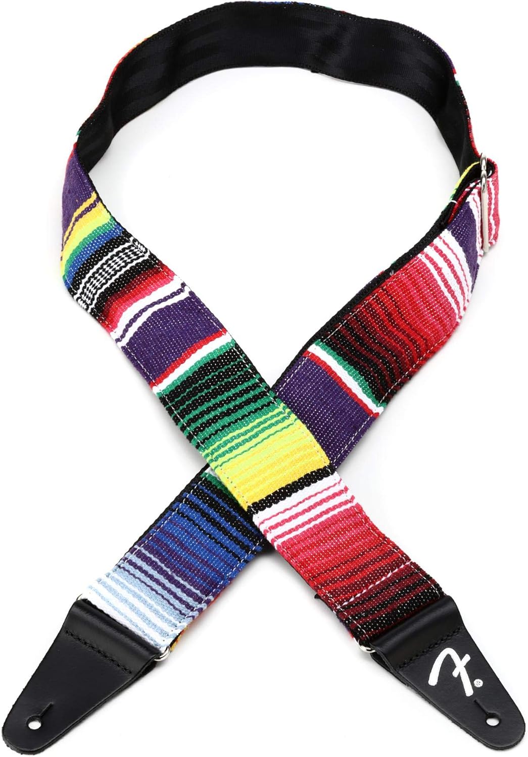 Fender® »SERAPE STRAP - PURPLE MULTI« Gitarrengurt aus Polyester/Baumwolle - 5cm Breite - Farbe: Pur