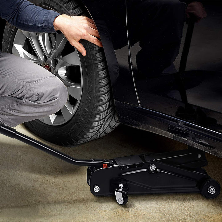 DEUBA® hydraulischer Wagenheber 2 Tonnen Hubhöhe 135-330mm inkl. Koffer inkl. Gummiauflage KFZ Auto