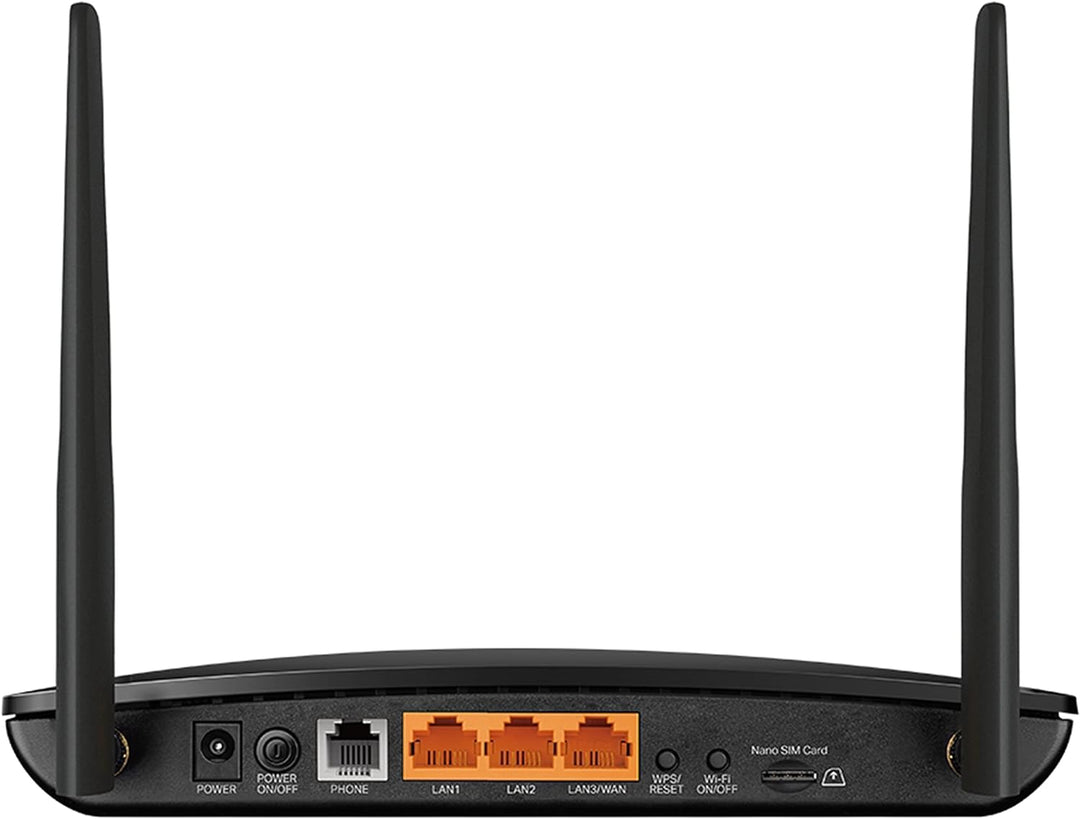 TP-Link TL-MR6500v 4G LTE Telefonie WLAN Router (150Mbit/s 4G Download Geschwindigkeit, 300Mbit/s WL