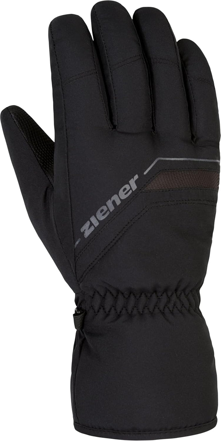 Ziener Herren Grumas Ski-Handschuhe/Wintersport | warm gefüttert, , 11 Schwarz, 11 Schwarz