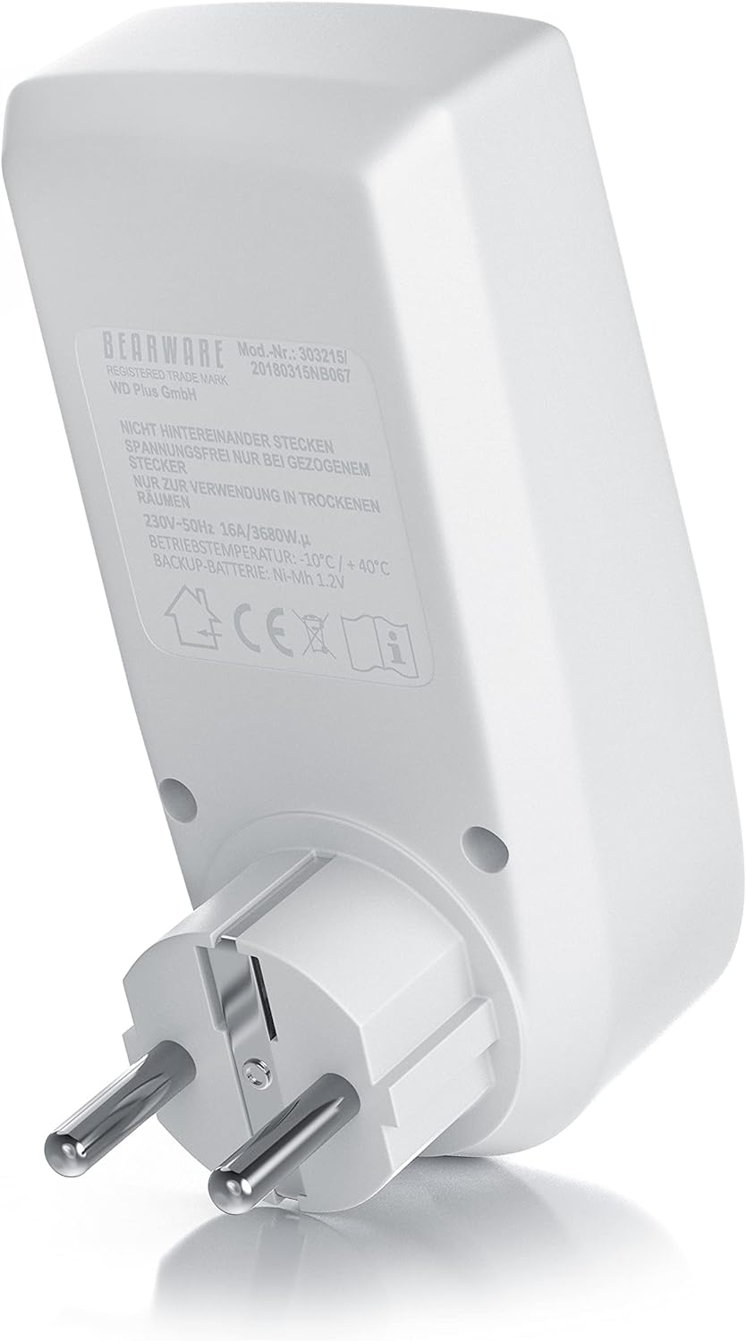 CSL - 2X Digitale Zeitschaltuhr - Programmierbarer Timer - LCD-Display 5,3 cm - 3680W - Digital-Zeit