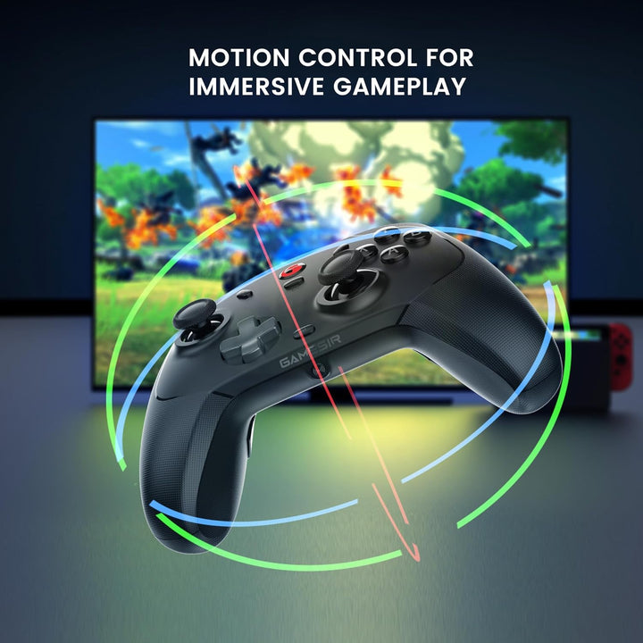 GameSir T4 Cyclone Pro Wireless Pro Controller für PC/Switch/Lite/OLED, Switch Remote Gamepad mit Ha