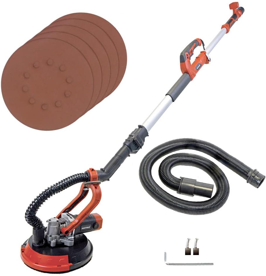 Matrix Profi Trockenbauschleifer DWS 710 800 Watt Wandschleifer Schleifgiraffe Deckenschleifer Langh