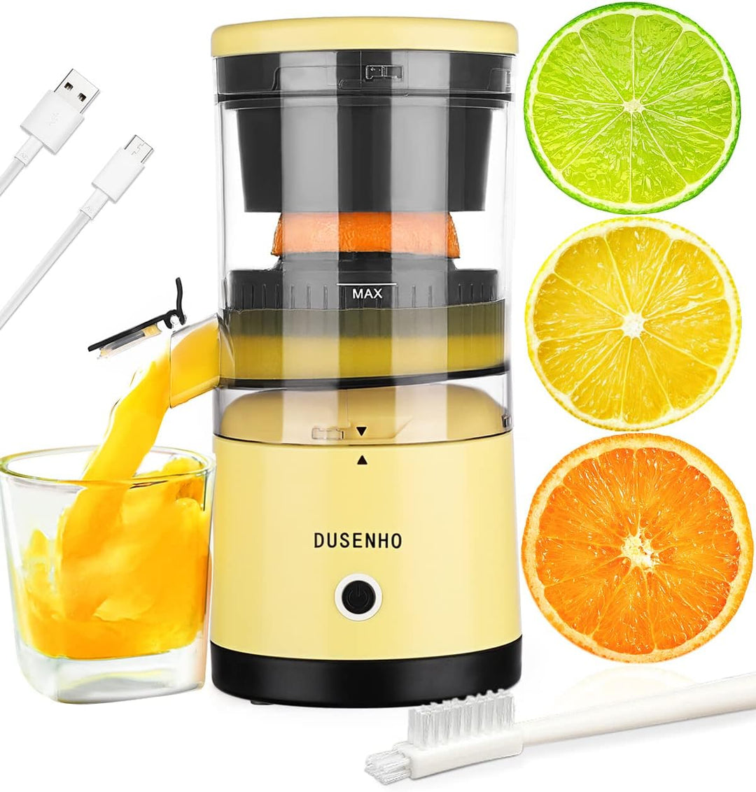 Zitronenpresse Elektrisch Organgenpresse Tragbare USB-Aufladung Juicer Entsafter fĂŒr Orange, Zitrone
