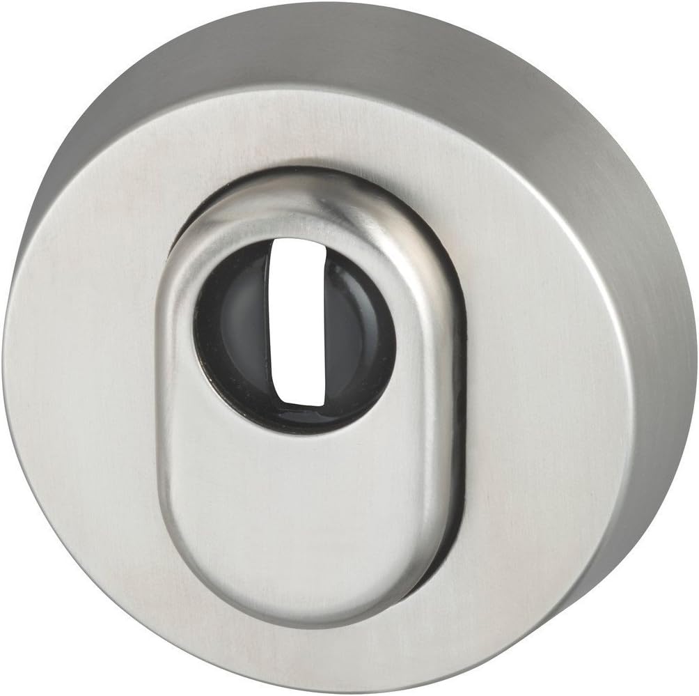 Abus Schutzrosette RHZS415 ER (Edelstahl) mit Zylinderschutz für Holztüren, Edelstahl