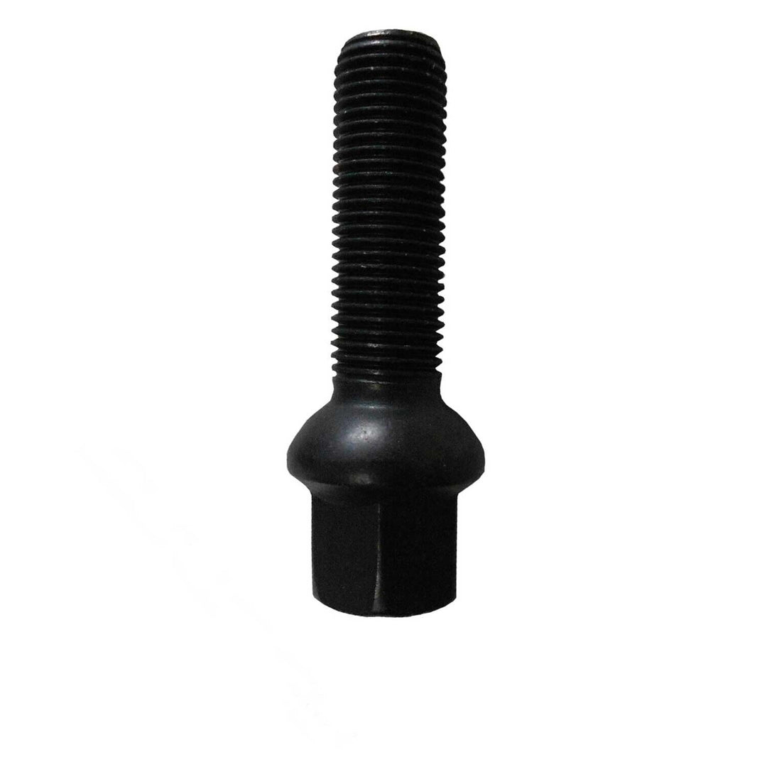 20 Radschrauben Radbolzen schwarz Kugelbund R14 M14x1,5 60mm kompatibel mit VW, Porsche, Audi, Merce