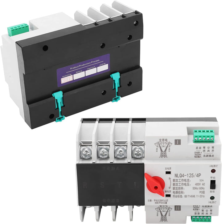 Automatischer Transferschalter, 400 V 4P 3-Phasen 4-Leiter Unterbrechungsfreier Stromsteuerungs-Leis