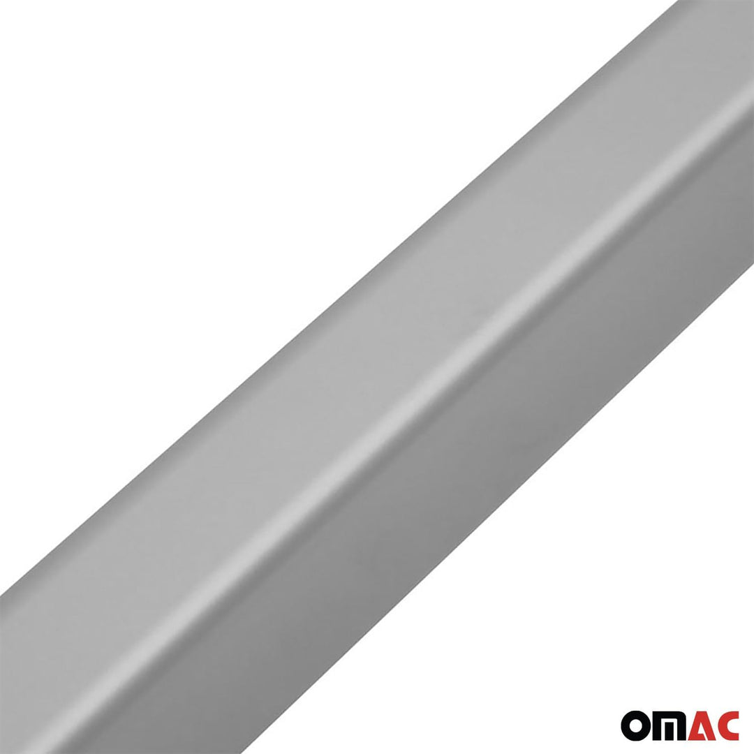 Aluminium Dachreling kompatibel mit Toyota Hilux 2005-2015 Grau Relingträger