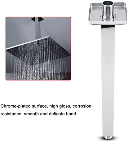 Dusche Arm Wand Quadrat Edelstahl Top Gerade Dusche Verlängerung Arme Rohr für Badezimmer Decke Dusc
