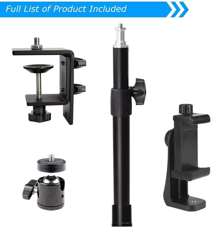 AYIZON Webcam-Ständer, Webcam Schreibtischhalterung mit Tischklemmhalter kompatibel mit Logitech Str