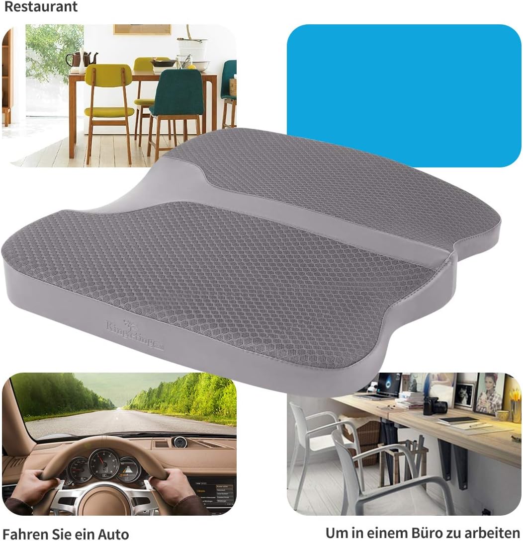 Livtribe Autositzkissen, Gedächtnis Schaum Sitzkissen Polster, bequemes und atmungsaktives Kissen fü