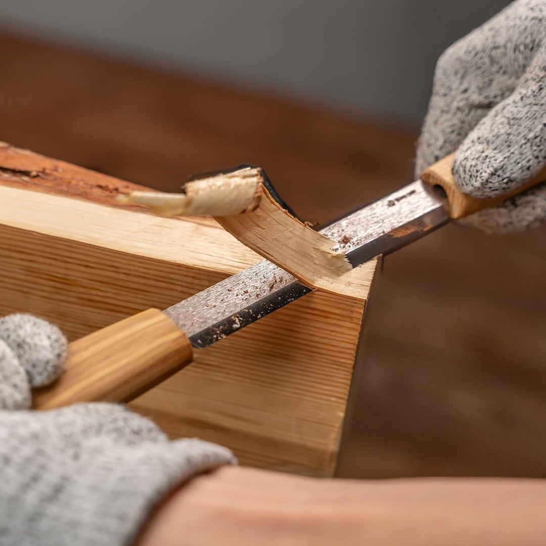 BeaverCraft DK2s Zugmesser mit Lederscheide, Holzbearbeitungswerkzeug, 10,9 cm, Zugmesser, Holzschni