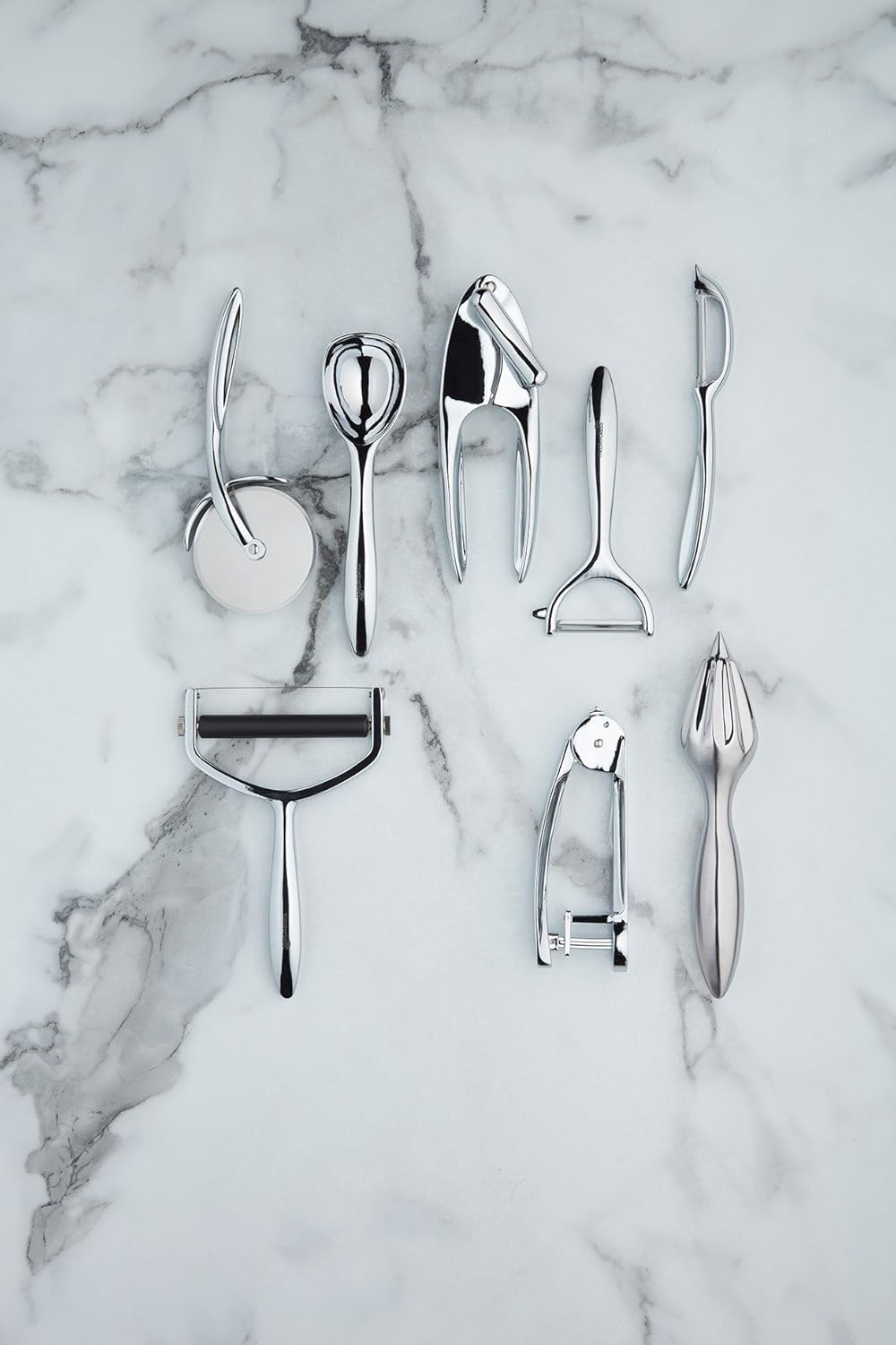 MasterClass Strapazierfähige Gusswerkzeuge Knoblauchpresse, Silber A 1 - Pack, A 1 - Pack