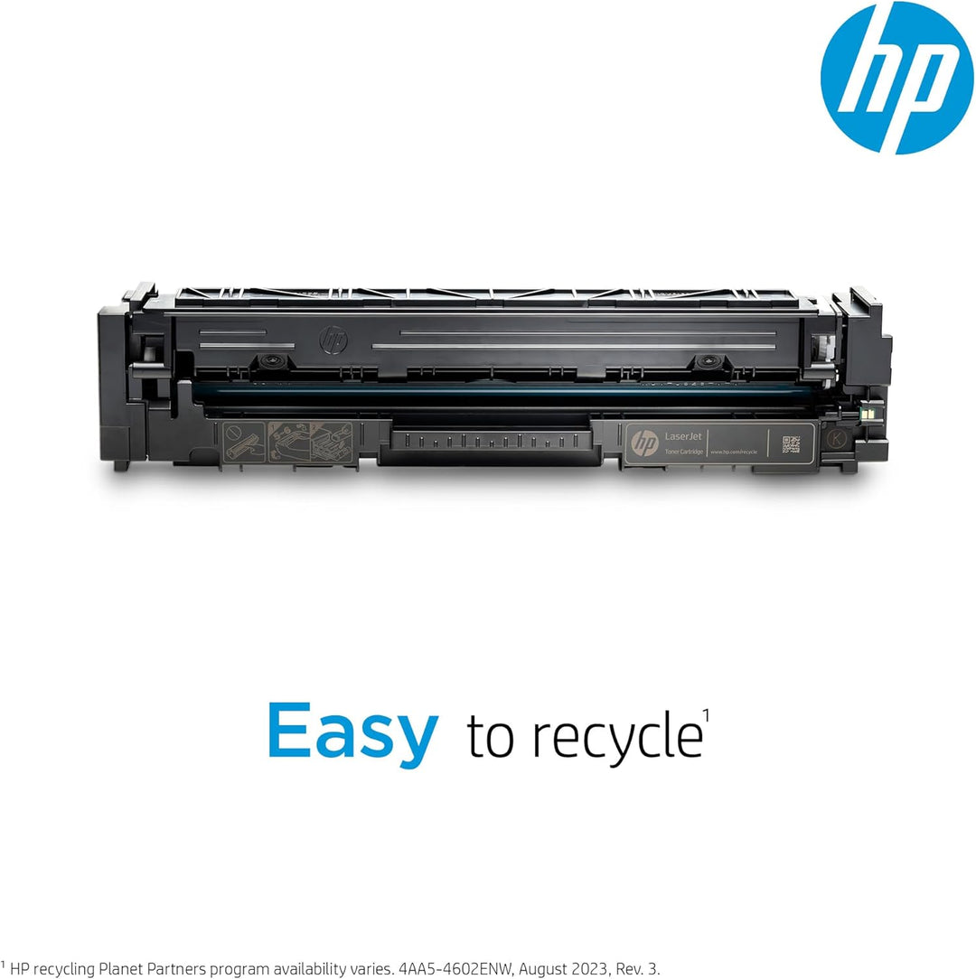 HP 117A (W2071A) Original Toner Cyan, (Kompatibel mit: HP Color Laser Drucker) Standard gelb Single,