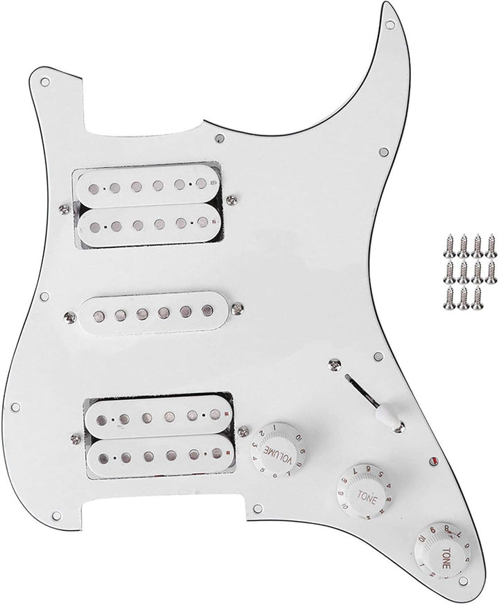 Gitarren Schlagbrett, Prewired Schlagbrett Loaded Pickguard mit Humbucker Tonabnehmer Set für Ersatz