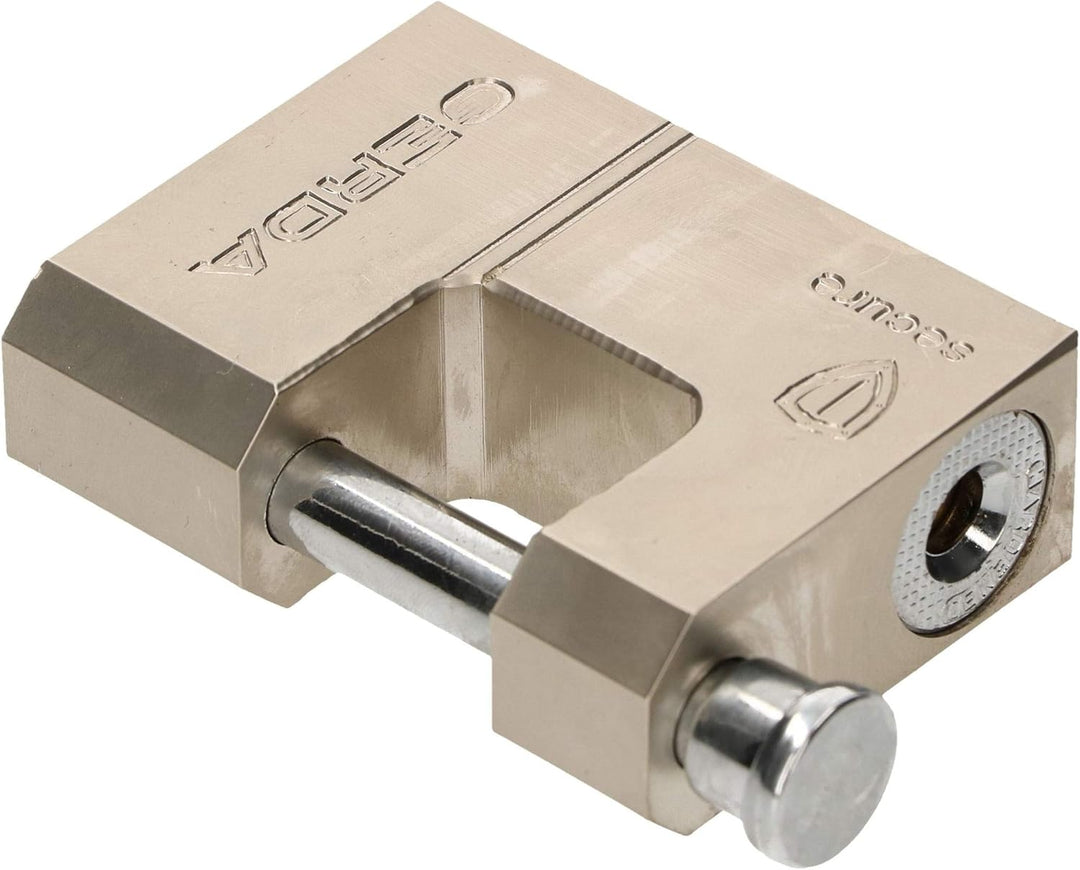 KOTARBAU® Verstärktes Messing-Vorhangschloss 60 mm Monoblock Vorhängeschloss mit Bolzen Einbruchsich