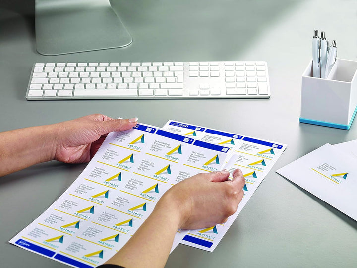 Adressetikett Avery Quickpeel 63.5x38.1 Weiss 100 Blatt 21 Etiketten pro Blatt