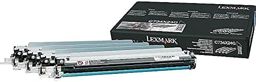 Lexmark C734X24G C734 / X734 Fotoleitereinheit 20.000 Seiten 4er-Pack, Schwarz