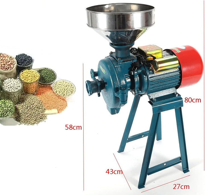 1500W elektrische Mühle Maschine Trockengetreide Mühle Reismais Getreide Kaffee Weizenmühle Pulver M