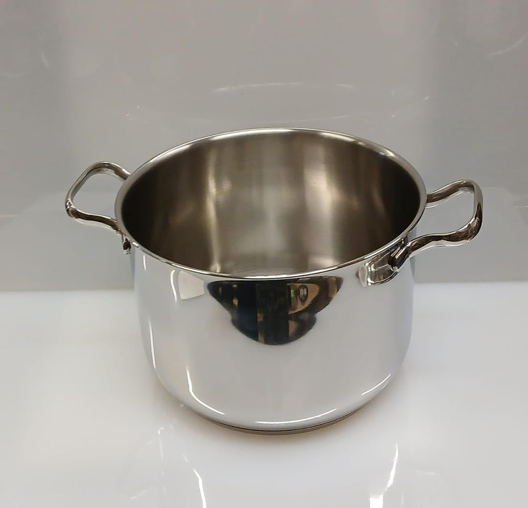 Kochtopf Edelstahl komplett aus Edelstahl 18/10 von hoher Qualität. Elegantes Hohe Leistung von Koch