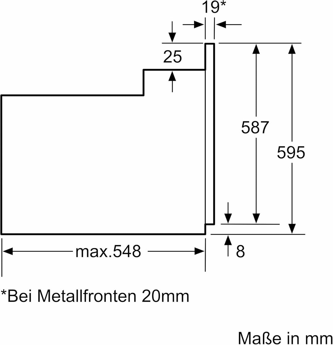Siemens EQ110KA1Z iQ100 Herd-Glaskeramik-Kochfeld-Kombination (herdgesteuert), 59,4 cm breit, Schnel
