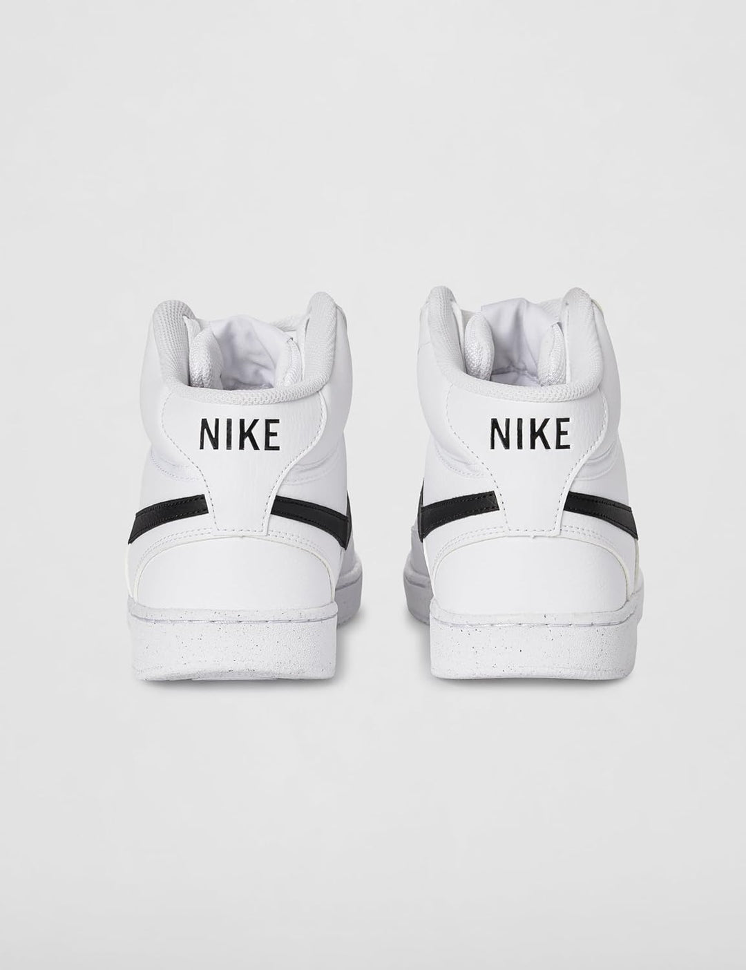 Nike Herren Court Vision Mid Nn Sneaker 44 EU White Black White, 44 EU White Black White