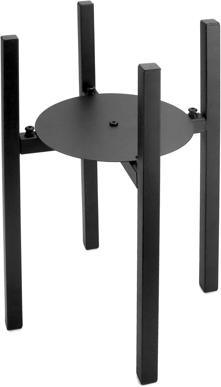 QWORK® PflanzenstäNder, BlumenstäNder Metall, Verstellbare Breite 20–30 cm Für Den Innen Und AussEnb