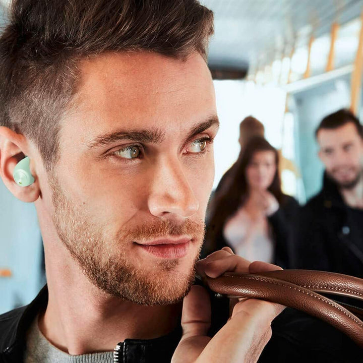 Hama Bluetooth Kopfhörer Spirit Chop IPX4 (True Wireless In Ear Kopfhörer grün, Kopfhörer kabellos,