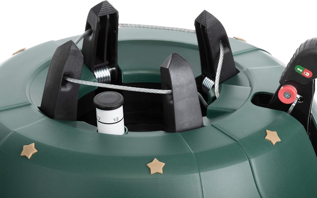 Brandsseller Christbaumständer Weihnachtsbaumständer Tannenbaumständer mit Fusshebeltechnik, EIN-Sei