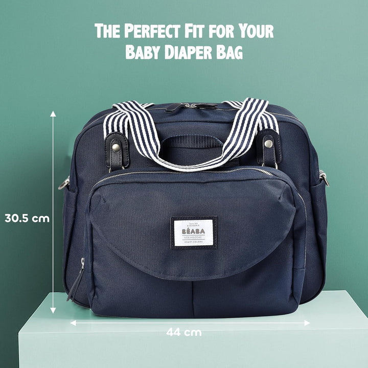 Béaba – Wickeltasche Genève II – Modulierbar, vielfältige Staumöglichkeiten – Vordertasche, Wickelun