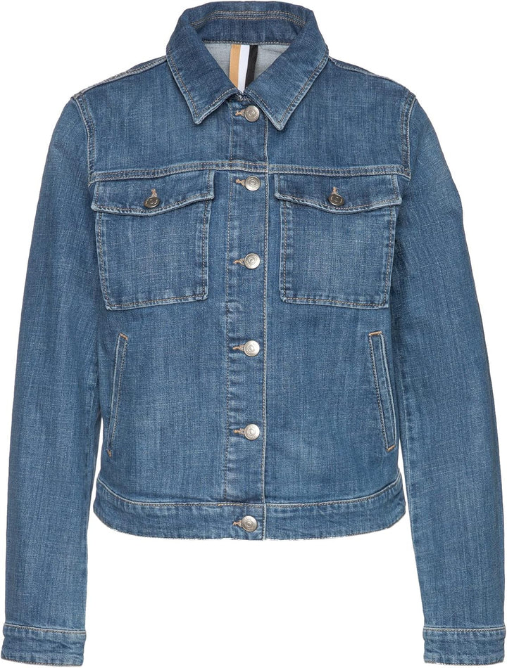 BOSS Damen Jeansjacke Blau Medium